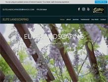 Tablet Screenshot of elitelandscapingrd.com